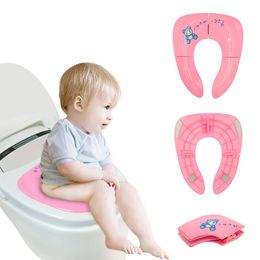 Baby pliing todiler Portable Toilet Training Kids Travel Potty Seat tampon Urine Assistant Assistant Cushion L2405