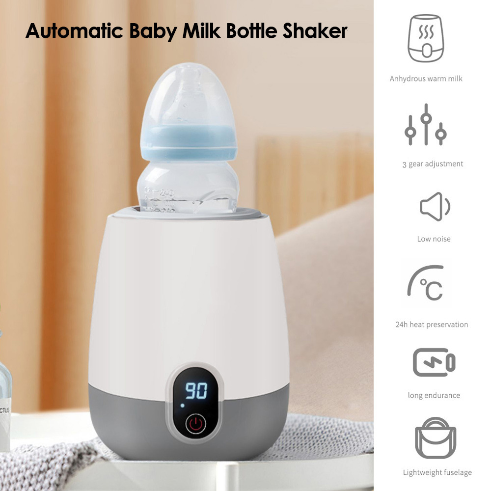 Baby Food Mills Automatic Milk Bottle Shaker Portable Electric Feeding Shake Machine60s Timing 90s 24H Heat Preservation 221125