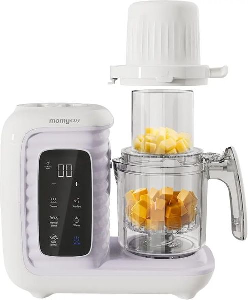 Vaporizador de alimentos para bebés y licuadora de puré inOne con calentador de biberones, molienda de cocina automática, panel de control táctil, autolimpieza 240322