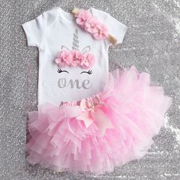 Bébé fille 1 an anniversaire Tutu robe enfant en bas âge filles 1er fête d'anniversaire tenues de baptême Costumes de princesse pour 12 mois filles 240322