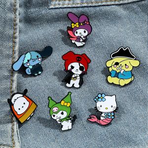 Baby Girl Childhood Halloween Kuromi Melody Cats Email Pins Cute Anime Movies Games Hard Email Pins Verzamel cartoon broche Backpack Hat Bagel Rapel Badges
