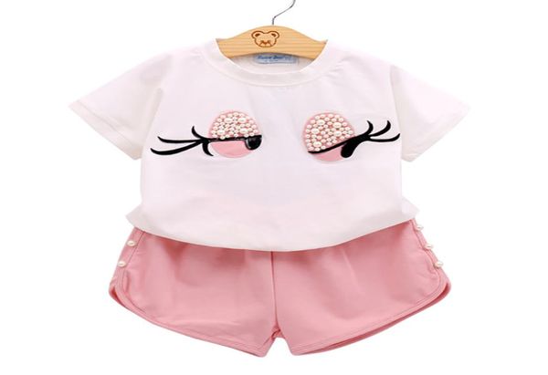 Ropa de niña ropa de ropa para niñas juego de niñas de perlas