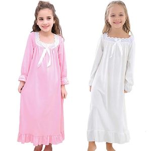 Babymeisjeskleding Prinses Nachtjapon Slaaphemden met lange mouwen Nachthemden Pyjama's Kerstjurk Nachtkleding kinderen voor 3-12 jaar 240322
