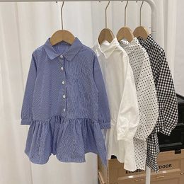 Vêtements pour bébés filles, robe à manches longues, tenue décontractée, vêtements pour enfants, robe d'automne pour enfants de 2 à 7 ans, vente en gros, 210715