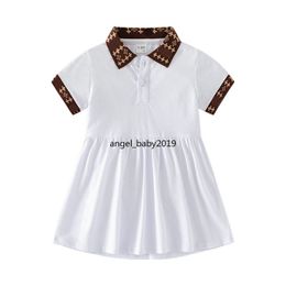 Baby Girl Diseñadores vestidos de ropa Camisas de algodón Tops Vestidos de verano de verano