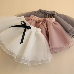 Jupon en filet pour petites filles, jupe en voile, vêtements de princesse mignons pour enfants, cadeau d'anniversaire, robe de bal, jupes en Tulle Kawaii