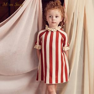 Bébé fille princesse coton pull robe manches évasées automne printemps infantile enfant en bas âge enfant robe tricotée tenue bébé vêtements 1-5 ans 240319