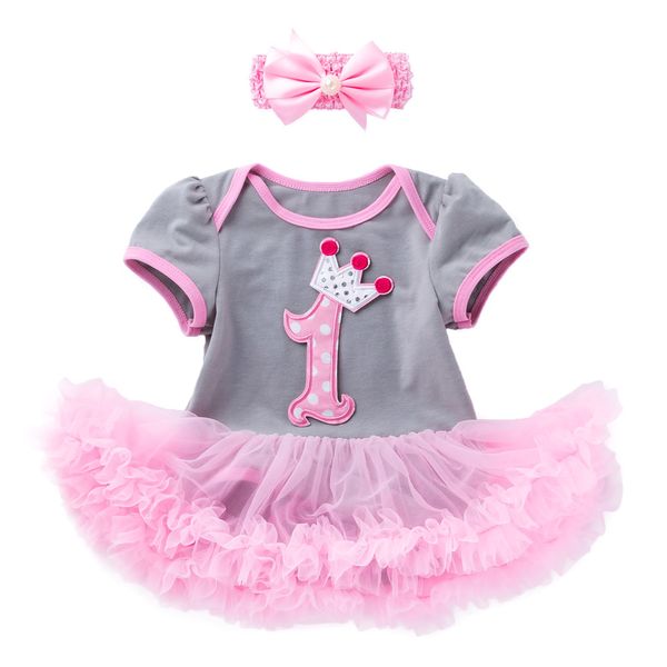 Robe de princesse pour bébé fille, costume à manches courtes, jupe barboteuse en coton pour nouveau-né de 0 à 24 mois, ensemble de vêtements de styliste, 5 styles