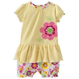 Baby meisje rompertjes korte mouw bloemen pasgeboren kleding roupa infantil jumpsuit bebes menino 3-24month 100% katoen 210413