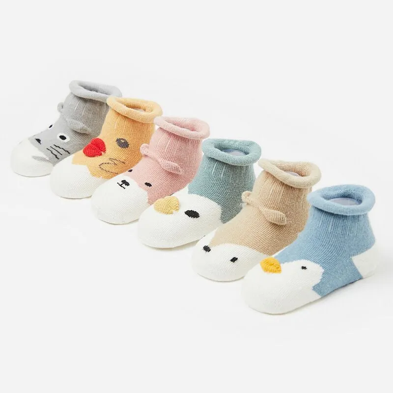 Baby Girl Socks Jungen Kleidung Neugeborene Accessoires Infant Pantoffeln Kinder Kinder Tiere Kleinkinder Zeug Artikel Waren Duck Fox