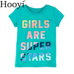 Baby Girl Tees Chemises Mignon 0-2 ans Enfants Tenues Bébés Vêtements T-shirts Tops Mode Super Stars Coton Doux Confortable 210413