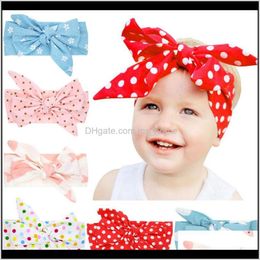 Baby Girl Turban Headbands Soft Headwraps Bow Knot Bandas elásticas Niños Moda 1Ojcy Myzvw