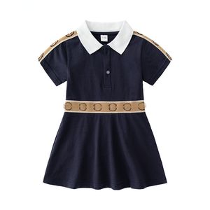 Baby Girls Autumn Dresses Designers 2023 Summer Kids Girl Dress Linen Cotton Clothes Princess Toddler Baby Girl Clothing