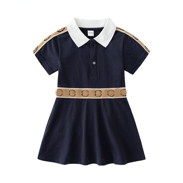 Bébé filles automne robes Designers 2023 été enfants fille robe lin coton vêtements princesse enfant en bas âge bébé fille vêtements