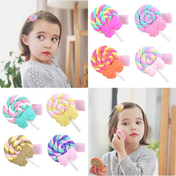 Bébé Filles Barrettes Sucette Forme De Nuage Clips Épingles À Cheveux Infantile Coloré Hairgrips Enfants Enveloppé Sécurité BB Pince À Cheveux Enfants Accessoires De Cheveux