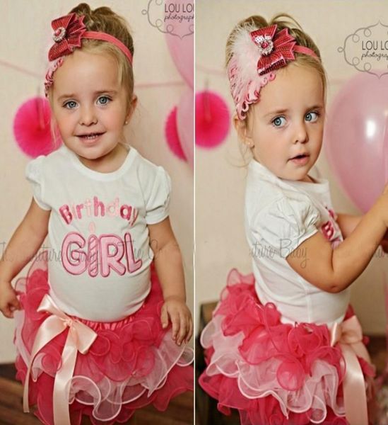 Baby Girls Birthday Party Ribbon Bow Bow tutu jupe tenues pour enfants