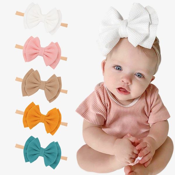 Accesorios para bandas para el cabello con lazos para niñas, diademas dulces encantadoras, diademas de princesa para niñas, accesorios para el cabello, suministros para fiestas, niños M3491