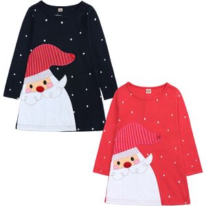 Robe de noël pour petites filles, tenue de princesse à rayures et à pois, vêtements de noël pour enfants, M3088