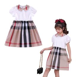 Baby Mädchen Kleid Kinder Designer Kleidung Bowknot Kurzarm Plissee Baby Polo Shirt Rock Kinder Freizeitkleidung