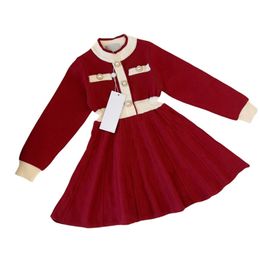 Robe à revers pour petites filles, chemise plissée à manches courtes, jupe pour enfants, vêtements décontractés pour enfants, A06