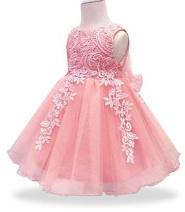 Bébé filles robe dentelle fleur robe de baptême vêtements de baptême nouveau-né enfants filles 1 ans anniversaire princesse infantile fête Costume8941544