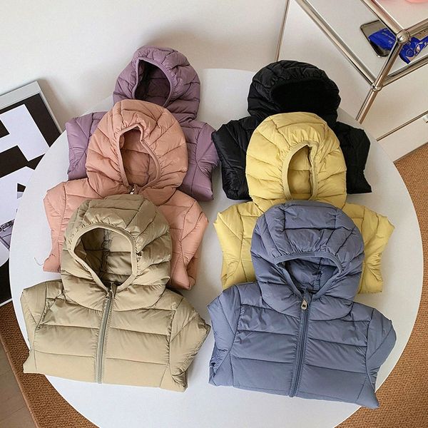 Niñas bebés Chaquetas para niños Abrigos para niños pequeños Chaquetas de invierno Niños Niñas infantil blanco Outwear cálido Niños Abrigos de moda clásicos 0-3 años z9SD #