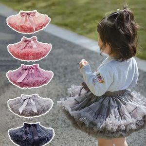 Babymeisjes kanten tutu rok voor kinderen kinderen gezwollen tule rokken meisje geboren verjaardagsfeestje prinses meisje kleding 1-15 jaar 240403