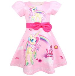 Robe de licorne rose pour bébés filles 2019 robes de princesse pour fille pour les enfants en bas âge