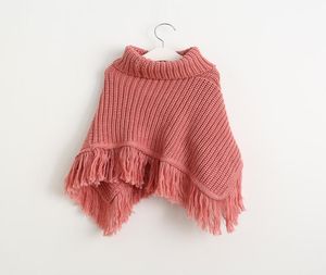 Bébé Filles Poncho Cape De Noël 2017 Automne Hiver Enfants Vêtements Parti Poncho Cape Filles vêtements manteaux pour filles8585984