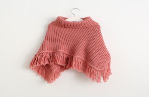 Poncho para niñas bebés Cabo Navidad 2017 Otoño Invierno Ropa para niños Fiesta Poncho Cabo Ropa para niñas abrigos para niñas 1946519