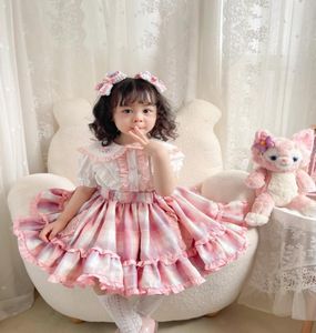 Baby Girls Chemises avec des jupes Ensembles Été Mignon Kids Girl Girl Lace Suits de mode pour enfants Clothing2446806
