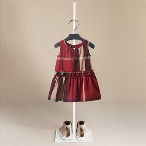 Baby Meisjes Mouwloze Streep Print Jurken Kleding Kids Zomer Prinses Jurk Kinderen Party Ball Pageant Jurk Outfit Q0716