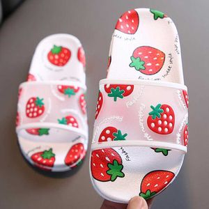 Zapatilla para niñas bebés, niños, niñas, niños pequeños, zapatos, moda de verano, fruta, padre e hijo, mujer, zapatilla h395 210712