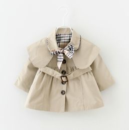 Abrigos de tencas para niñas, ropa para niños, gabardina para niñas, chaqueta para niños, ropa de primavera, gabardina, ropa de abrigo contra el viento