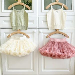 Jupe de tutu tutu pour enfants pour enfants enfants gonflés en tulle jupes pour fille pour tout-petit princesse mini vêtements de fille 2-7 ans 240403