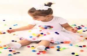 Ensembles de jupe Tutu pour bébés filles, vêtements d'été en coton à fleurs, t-shirt pour fête, tenue de danse de Ballet, jupe 4564365