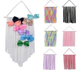 Baby Haar Bogen Halter Kleiderbügel Mädchen Haare Clips Lagerung Organizer Hairwear Gürtel Kinder Wandteppiche Haar Zubehör4737585