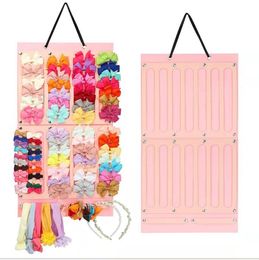 Bébé pinces à cheveux organisateur suspendus bébé filles cheveux arcs organisateur stockage barrettes de cheveux accessoire support d'affichage pour bébés nourrissons tout-petits enfants