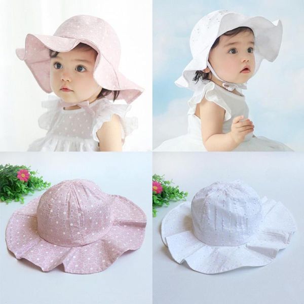 Chapeau de bébé pour enfants, casquette de soleil d'été en plein air pour fille et garçon, chapeau de plage en coton