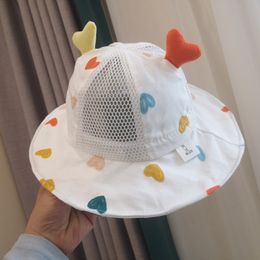Sombrero de bebé sombrero delgado de red para niños sombrero para pescadores para niños y niñas