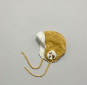 Chapeau de bébé chaud et épais pour garçon, Bonnet en peluche Super mignon, couvre-oreilles, casquette Lei Feng pour enfants