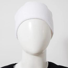 Gorro de bebé, gorro de lana Polar de invierno, suministros para fiestas, gorro de calavera a la moda, transferencia de calor, sombrero blanco en blanco DIY birdone