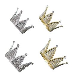 Bébé hexagone luxe strass couronne Mini diadème accessoires de cheveux de mariage princesse filles fête d'anniversaire bandeau Decor215c8887537