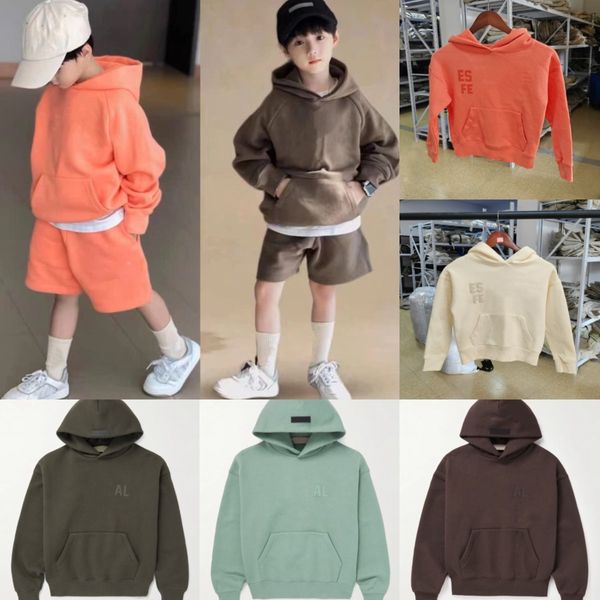 Baby Hoodies Sweatshirts Ess Kids Boys Filles Girls Toddlers Hoody Designer Clother Spring and Automne Luxury Tracksuit Children Youth Sweethirt