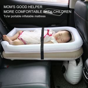 Bébé gonflable lit de camp matelas d'air voiture arrière pliant enfant dormant accessoire de voyage pour enfants avion à grande vitesse 240311