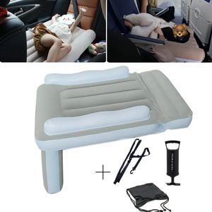 Baby gonflable Camp Bed Air Matelas de voiture arrière pliant enfant couchage lit enfant accessoire de voyage à grande vitesse Plane de rail 240429
