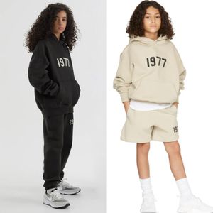 Ess Warme hoodies sets Kinderkleding Babysweatshirts met capuchon Kleding babysweaterjassen meisjes jongens jeugdontwerper Mode Streetshirts Pullover Los