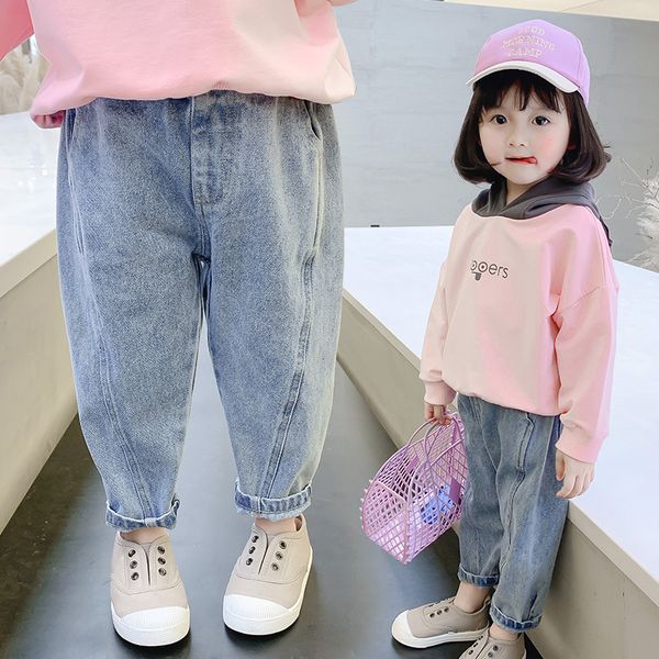 Jeans bébé jeans de couleur solide pour filles printemps automne jean garçon de style décontracté vêtements pour filles 20220926 e3