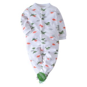 baby jumpsuit footties winterkleren pasgeboren jongen meisje cloting d09.27 LJ201023