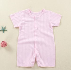 Baby jumpsuits en rompers zomer pasgeboren meisje kleding jongens korte mouw jumpsuit jumpsuit kleding bodysuit